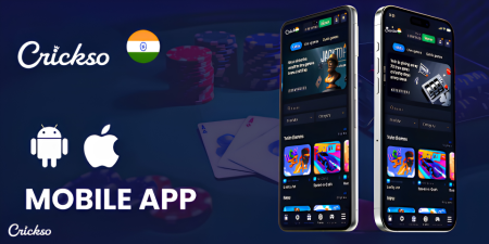 The Crickso mobile app — an easy way to bet and play casino games from your phone in India.