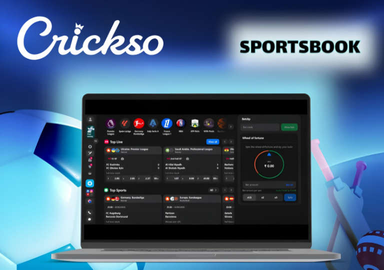 Sportsbook with cricket, football, and other sports betting markets for Indian users.